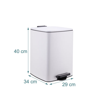 Kuchyňský pedálový koš 20L se soft-close víkem