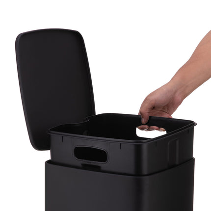 Kuchyňský pedálový koš 20L se soft-close víkem