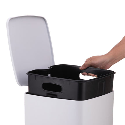 Kuchyňský pedálový koš 20L se soft-close víkem