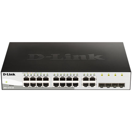 20-Port Gigabit Smart Managed Switch, Fanless