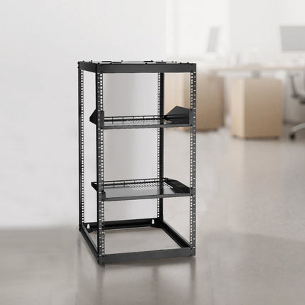 20U Open Frame Network Rack, 19-Inch, 585mm Depth