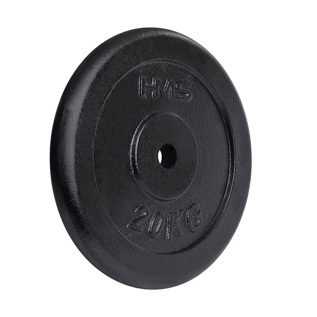 20 kg Black Weight Plate for Strength Training
