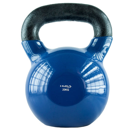Litinový kettlebell 20 kg – modrý