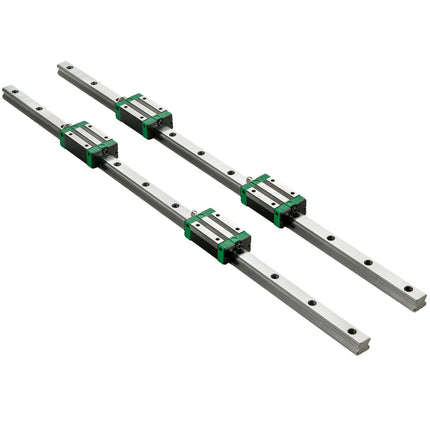 20mm Linear Rail Kit, 2 x 1700mm Rails, 4 Blocks