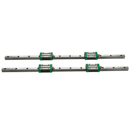 20mm Linear Rail Kit, 2 x 1700mm Rails, 4 Blocks