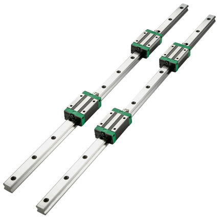 20mm Linear Rail Kit, 2 x 1700mm Rails, 4 Blocks