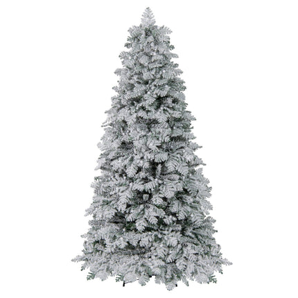 Umělý vánoční stromek 210 cm se zasněženými LED světly