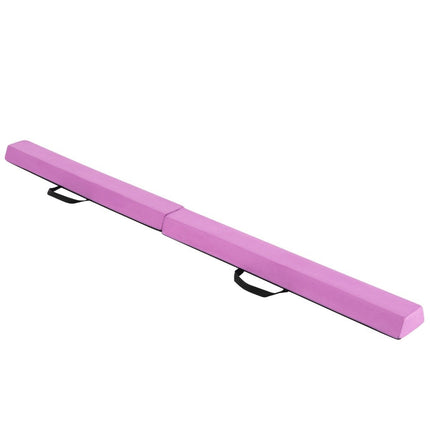 210 cm balance beam gymnastics beam foldable gymnastics beam non-slip balance beam up to 73 kg purple