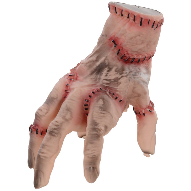 Realistic 21 cm Halloween Scar Hand Prop with action and sound