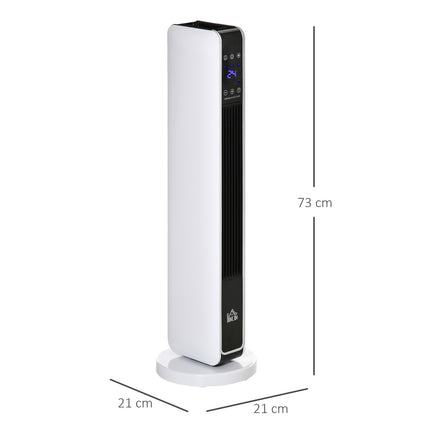 Elektrický teplovzdušný ohřívač 2200W, dálkové ovládání, časovač, oscilace
