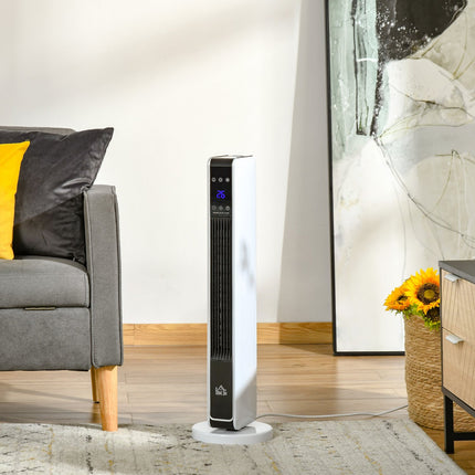 Elektrický teplovzdušný ohřívač 2200W, dálkové ovládání, časovač, oscilace