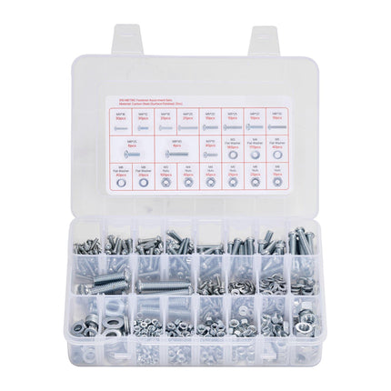 2250-Piece Bolt and Nut Assortment Kit, Metric & SAE