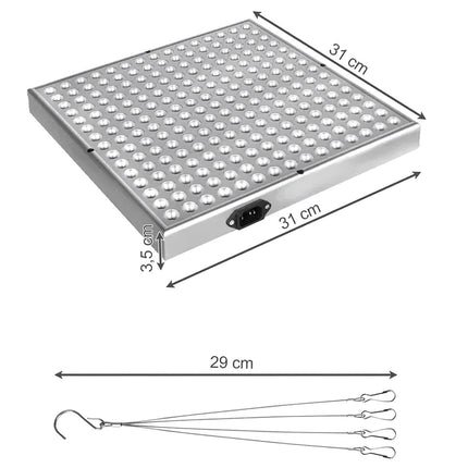 Lampa/panel s 225 LED pro pěstování rostlin. 23525