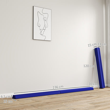 236 cm non-slip folding balance beam for children, indoor/outdoor