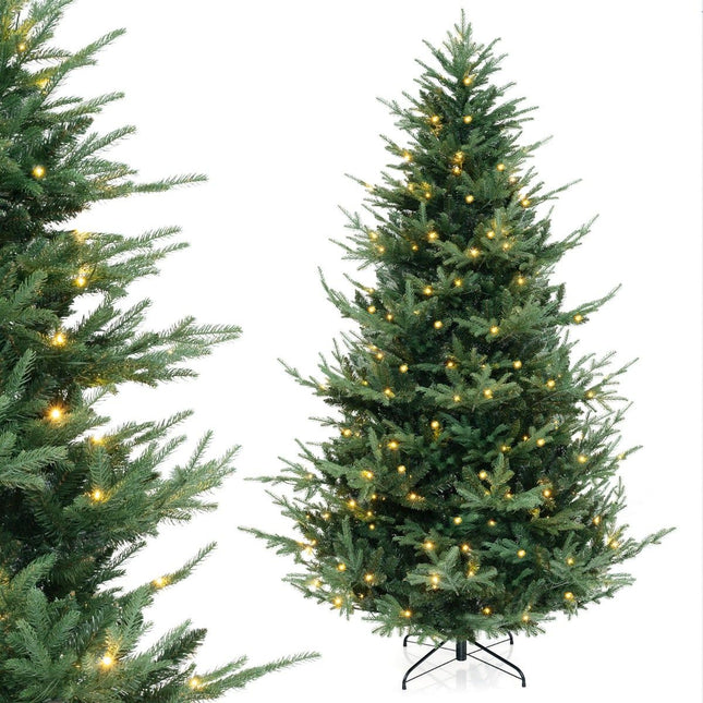 Umělý vánoční stromek 240 cm s 450 LED světly