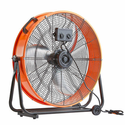 24-Inch Industrial Drum Fan, 8900 CFM, Variable Speed