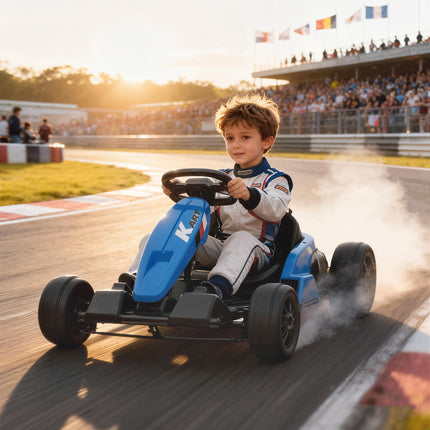 Elektrická motokára 24V, driftovací režim, nastavitelná sedačka, pro děti 6-12 let