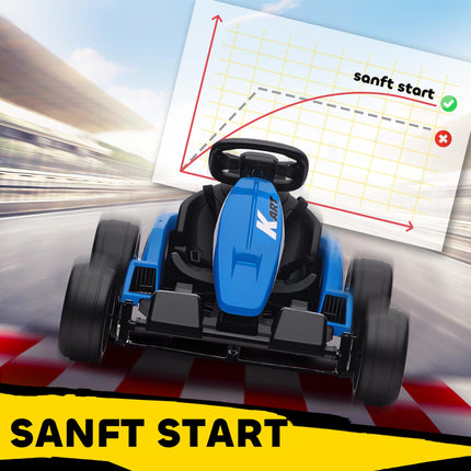 Elektrická motokára 24V, driftovací režim, nastavitelná sedačka, pro děti 6-12 let