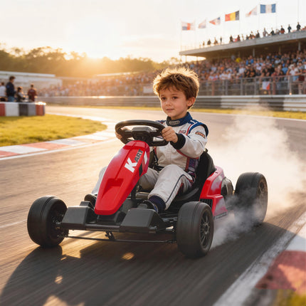 Elektrická motokára 24V, driftovací režim, nastavitelná sedačka, pro děti 6-12 let