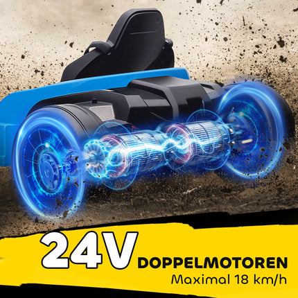 Elektrická motokára 24V, driftovací režim, nastavitelná sedačka, pro děti 6-12 let