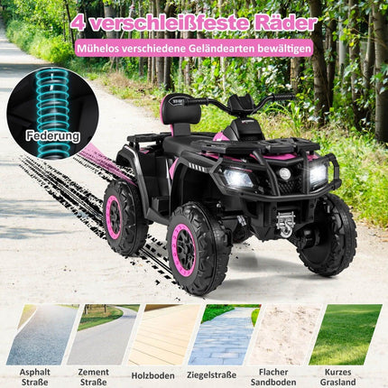 Dětská elektrická čtyřkolka 24V pro 2 děti se 4 motory