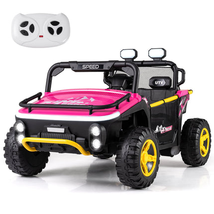 Dětský elektrický pick-up 24V pro 2 děti, růžový