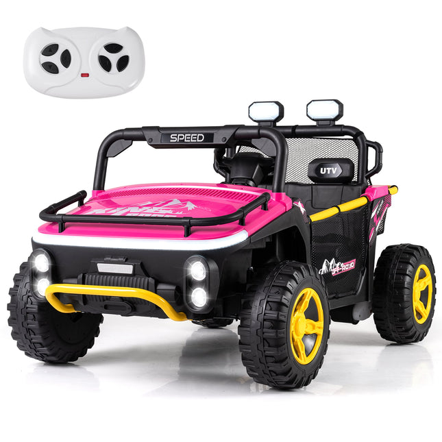 Dětský elektrický pick-up 24V pro 2 děti, růžový