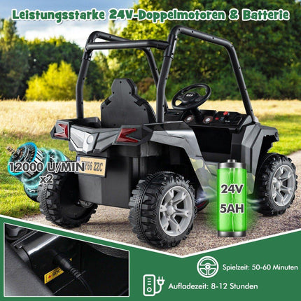 Dětská elektrická bugina UTV 24V s dálkovým ovládáním