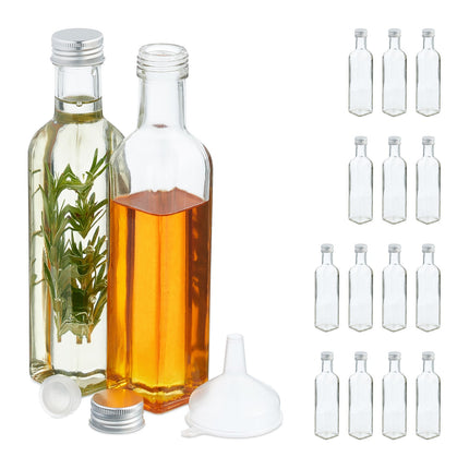 250 ml Glass Bottles for Liqueur, Juice, Oil