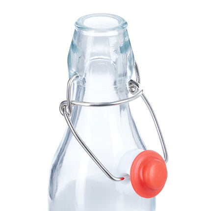 Sklenice 250 ml s klipovým víčkem, 6 ks