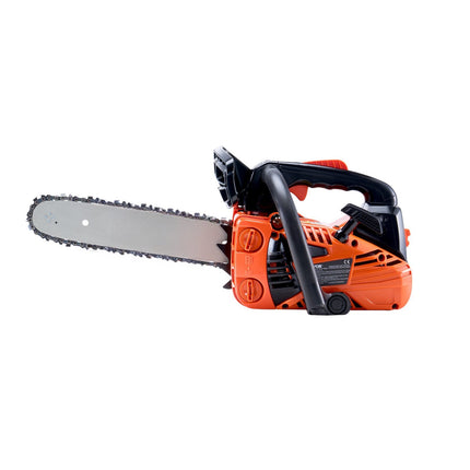 25.4cc Gas Chainsaw, 12-Inch Bar, Top Handle