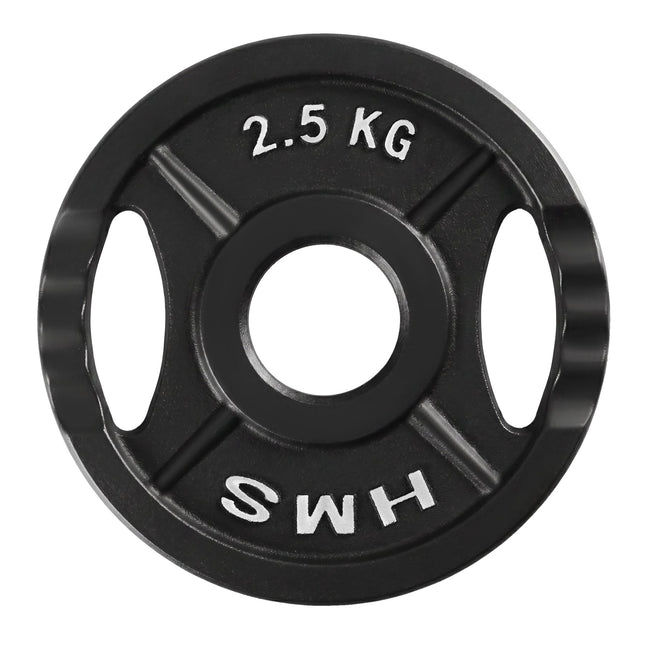 Olympijský kotouč 2.5 Kg s úchyty, černý