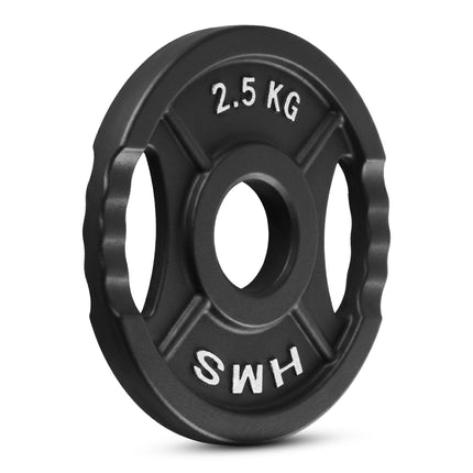 Olympijský kotouč 2.5 Kg s úchyty, černý