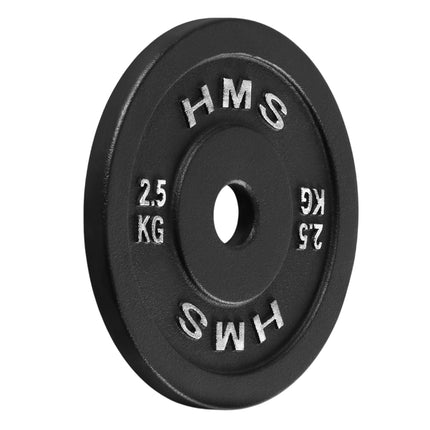 Litinový kotouč 2.5 Kg, černý, otvor 31 mm