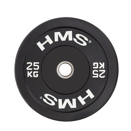 25 kg Black Olympic Bumper Plate