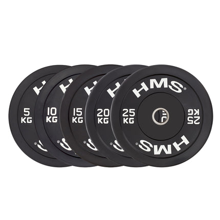 25 kg Black Olympic Bumper Plate