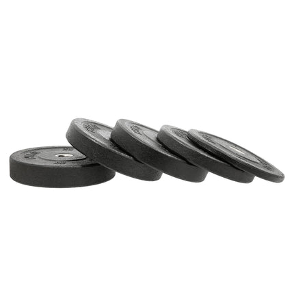 Černý olympijský bumper kotouč 25 kg – vzpírání