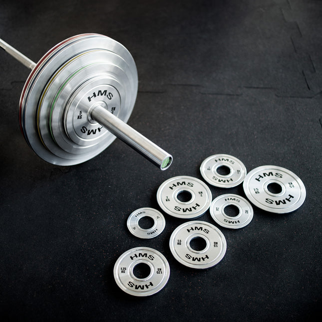 Kalibrovaný ocelový olympijský kotouč 25 kg