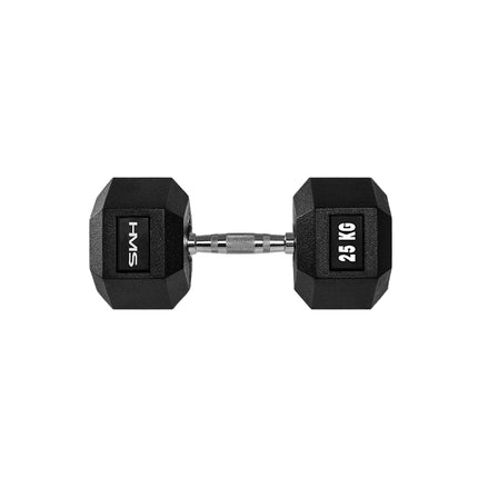 Hexagonální činka 25 kg – odolná, protiskluzová rukojeť