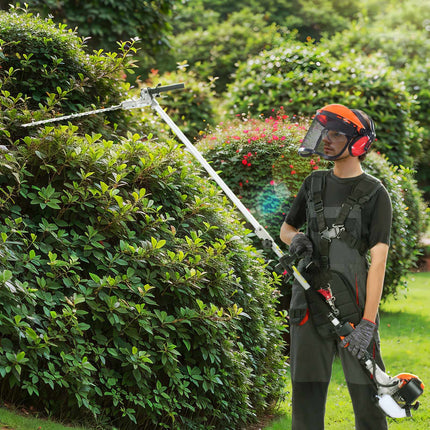 26cc 5-in-1 Gas Trimmer Kit, Hedge Trimmer, Pole Saw