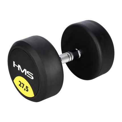 Pogumovaná jednoruční činka 27.5 kg – domácí posilovna