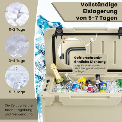 Přenosný chladicí box 28L s otvírákem lahví a madly