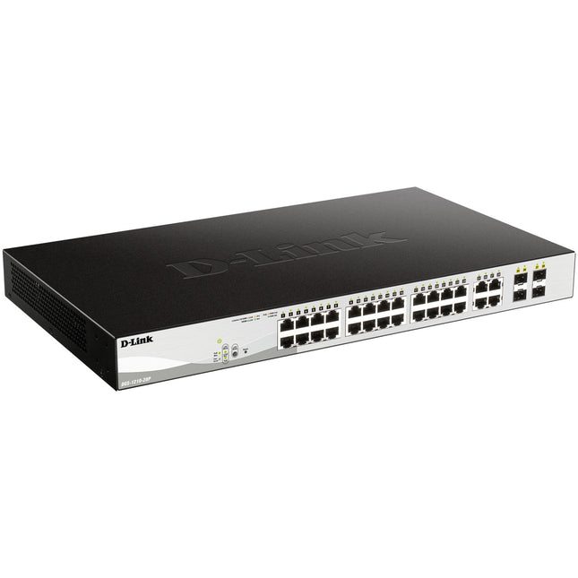 28portový gigabitový PoE managed switch