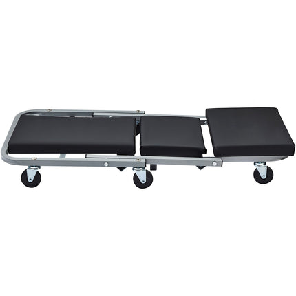 2-In-1 Mechanic Creeper Seat-Stool, 300 lb, 6 Wheels