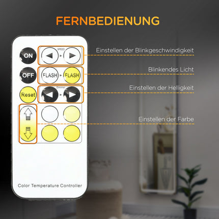 Celopostavové stojací LED zrcadlo, kosmetické i na stěnu, stříbrná/černá