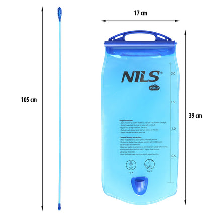 2L Trinkblase, auslaufsicheres Wasserreservoir