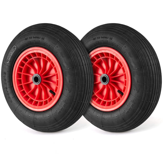 Pneumatiky ke kolečku 4.80/4.00-8, 2 ks, gumová kola 40cm