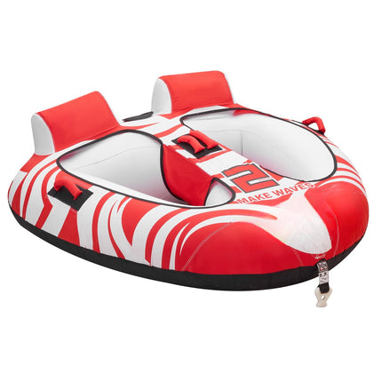 2-Person Towable Tube, Dual Cockpit, 340 lb Capacity
