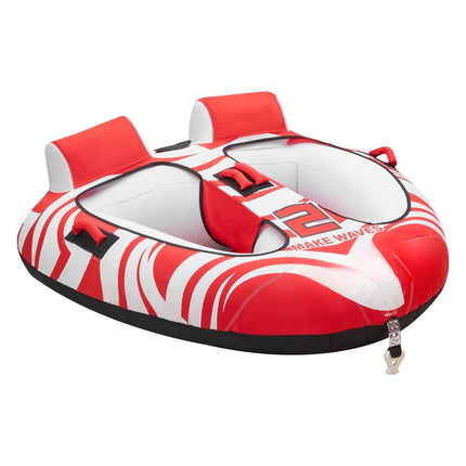 2-Person Towable Tube, Dual Cockpit, 340 lb Capacity
