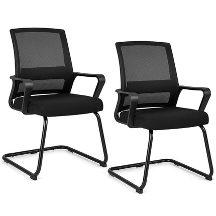 Sada 2 ergonomických jednacích židlí s bederní opěrkou